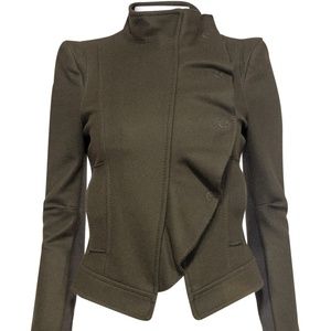 BCBGMaxAzria Wool Blend Moto Jacket